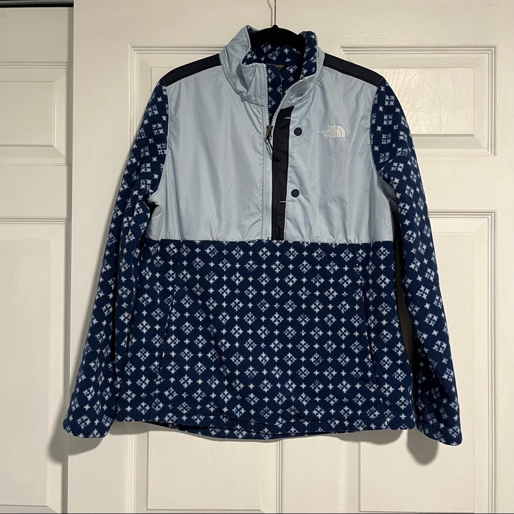 THE NORTH FACE quarter zip fleece pullover jacket size XL
